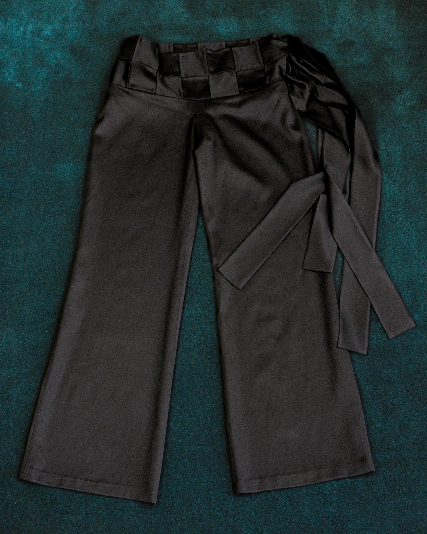Woven Sash Pant - Chocolate