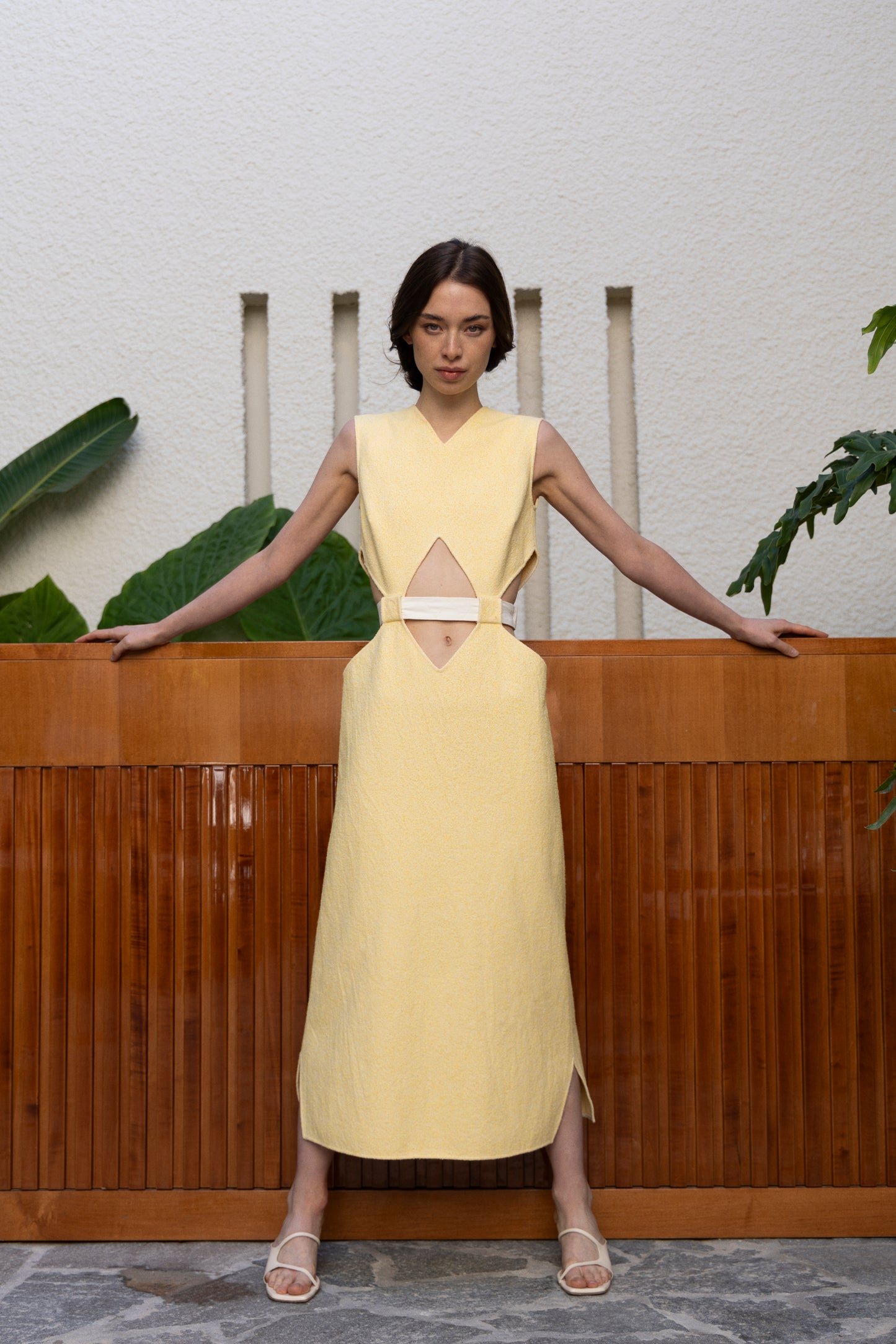 Geometric Midi Dress