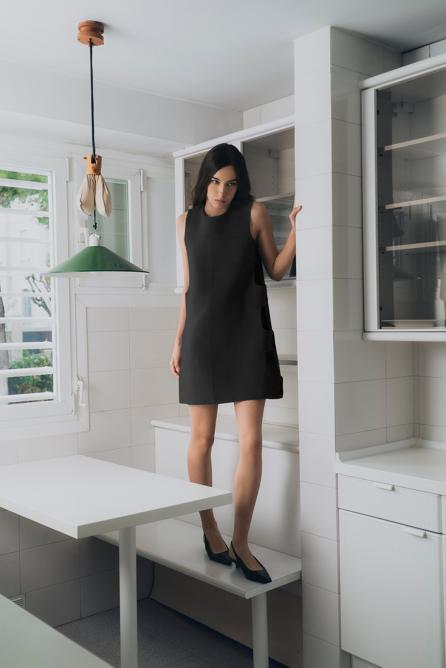 Trapeze Apron Dress