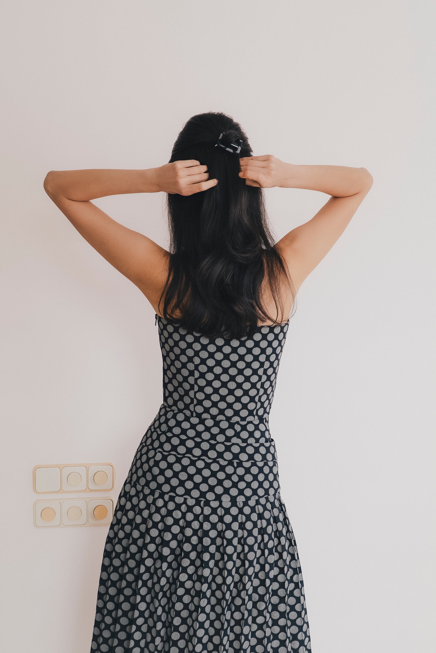 Rotary Pleated Skirt