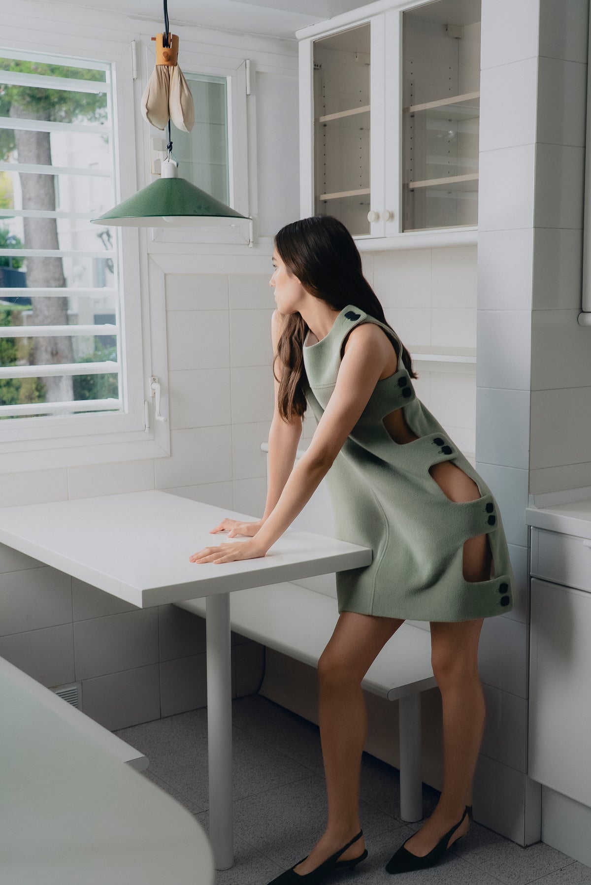 Trapeze Apron Dress