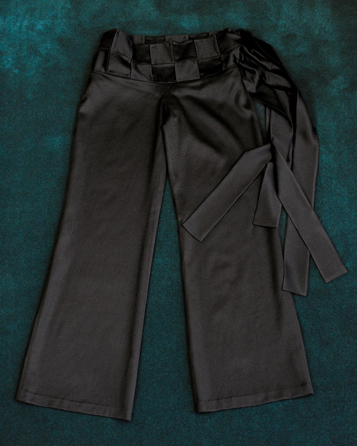 Woven Sash Pant - Chocolate