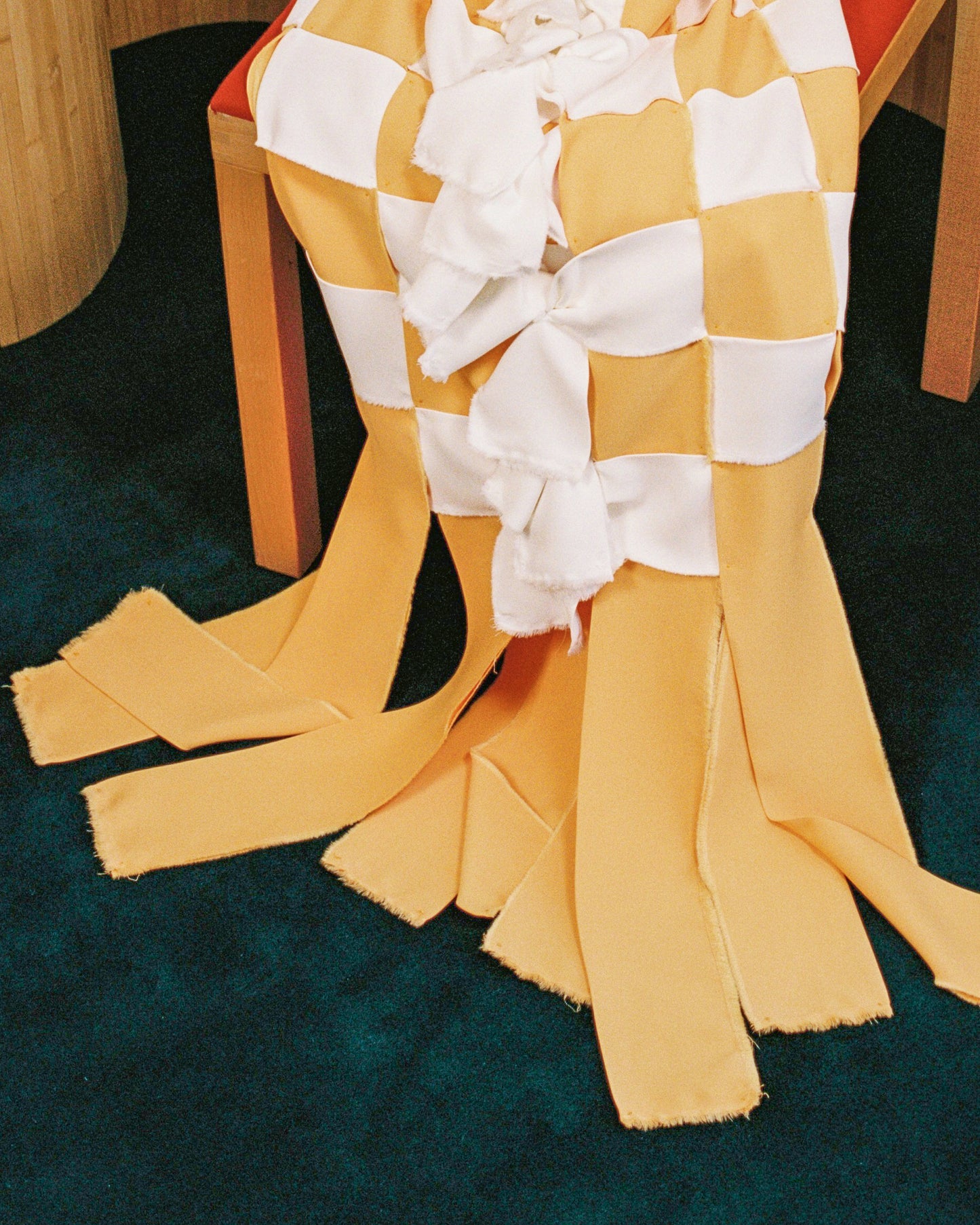 Checked Sash Skirt