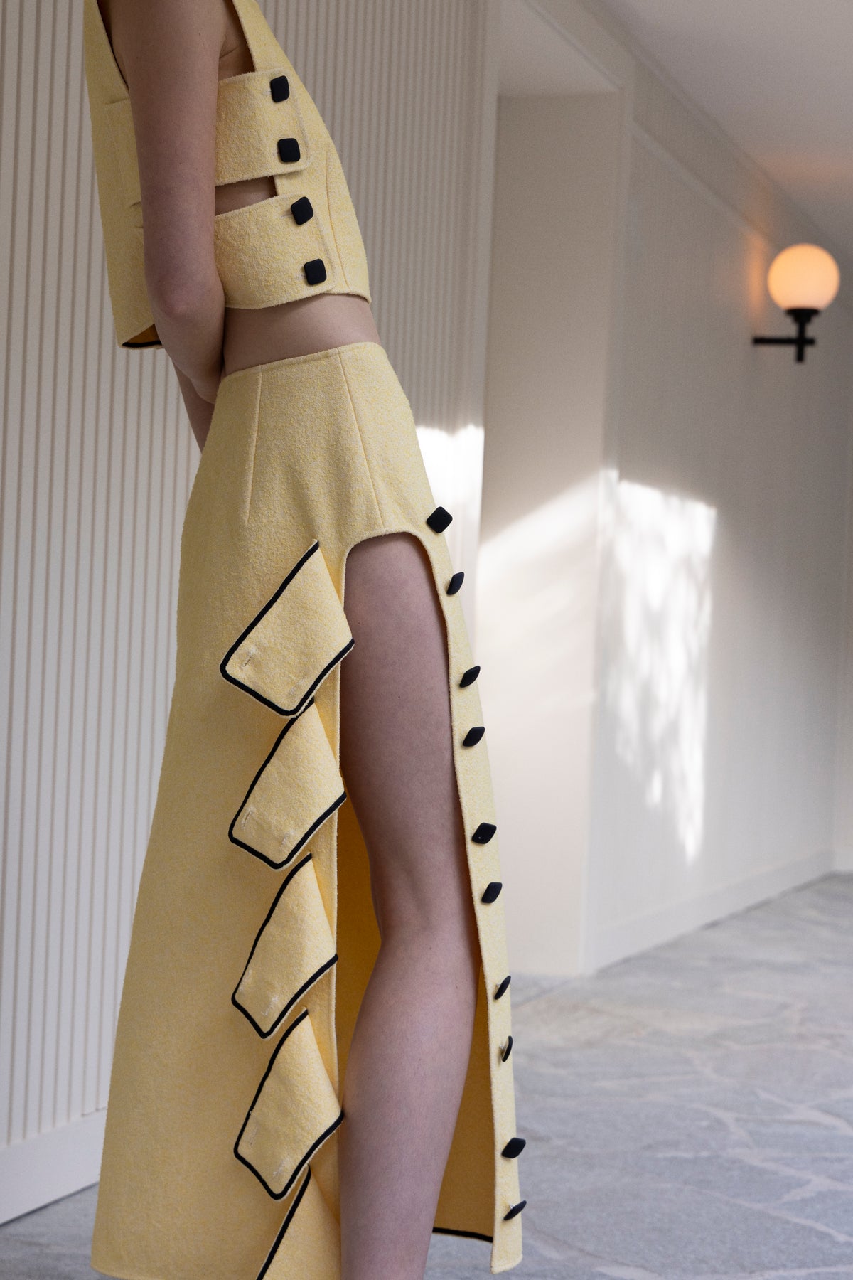 Mahjong Midi Skirt