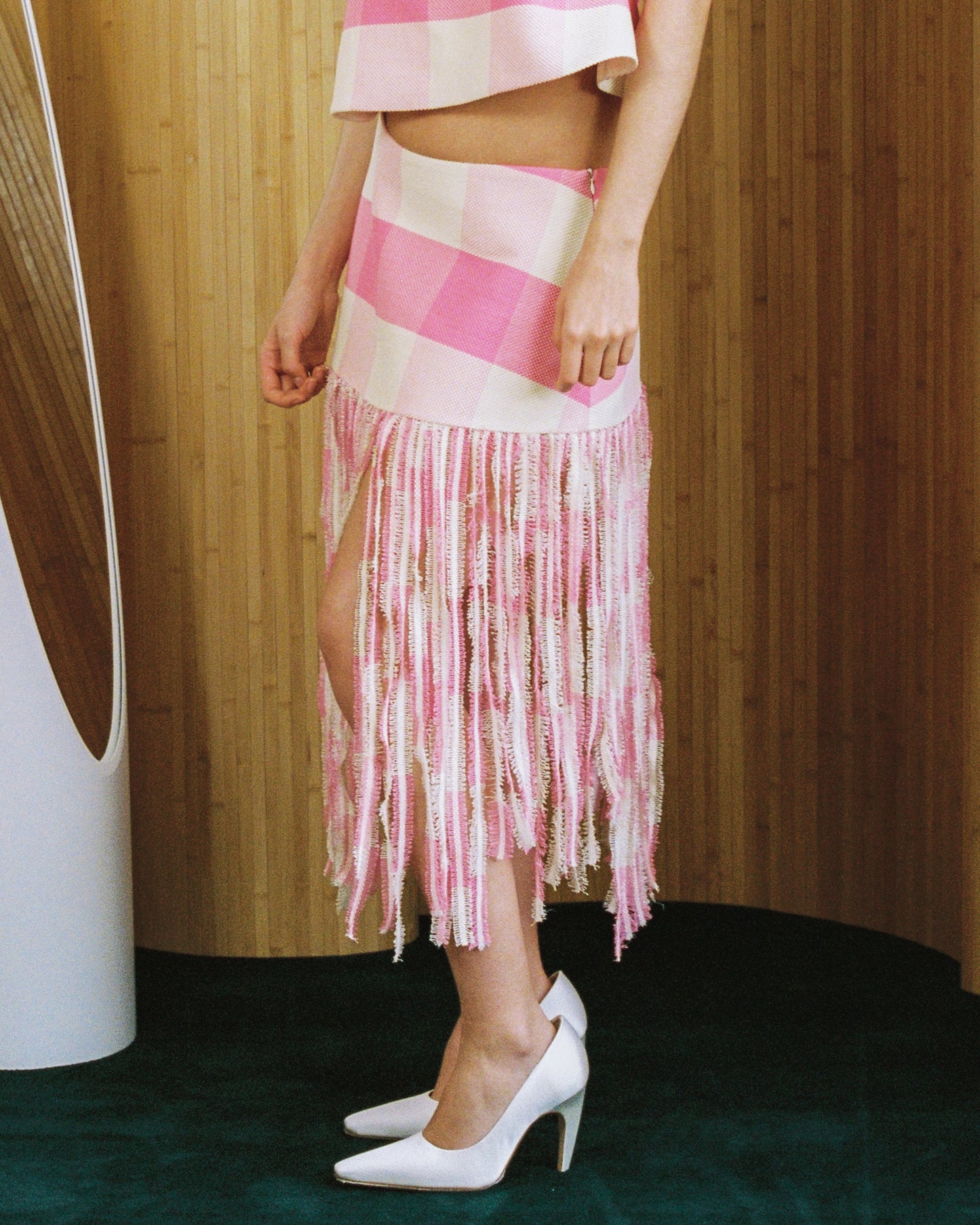 Lu Kuang Fringe Skirt