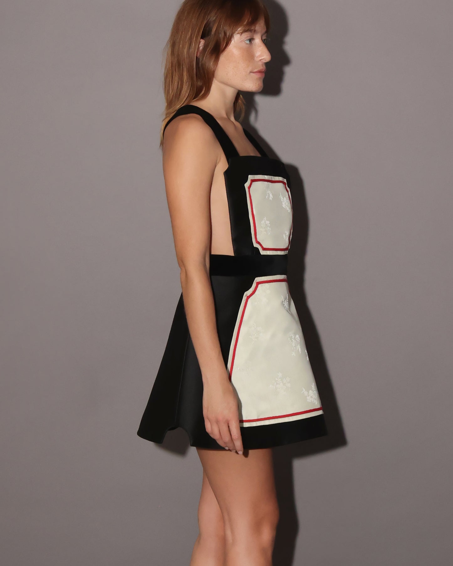 Park Chinois Mini Apron Dress