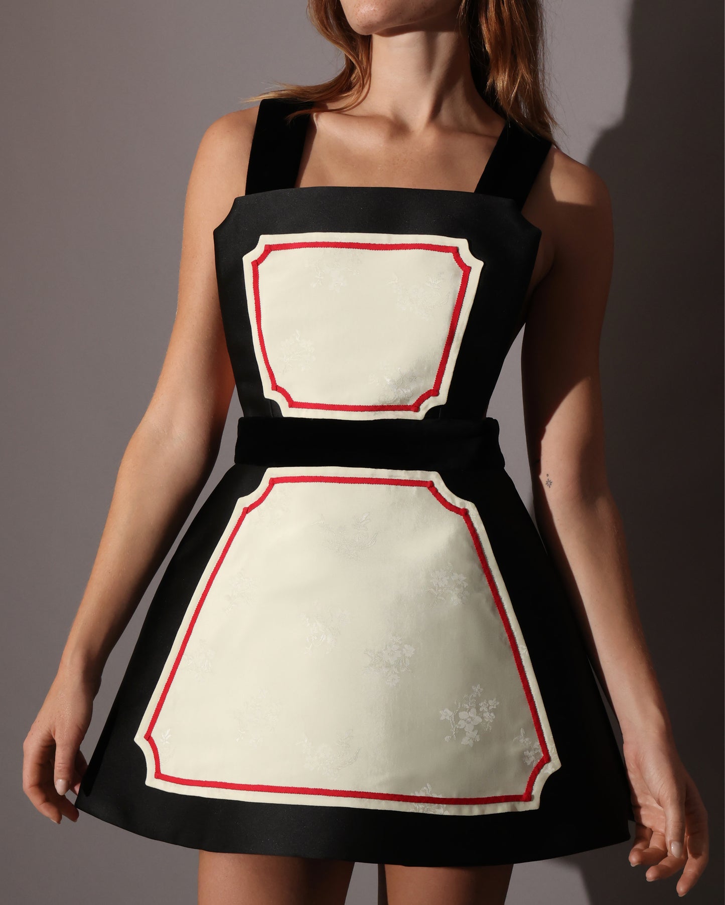 Park Chinois Mini Apron Dress