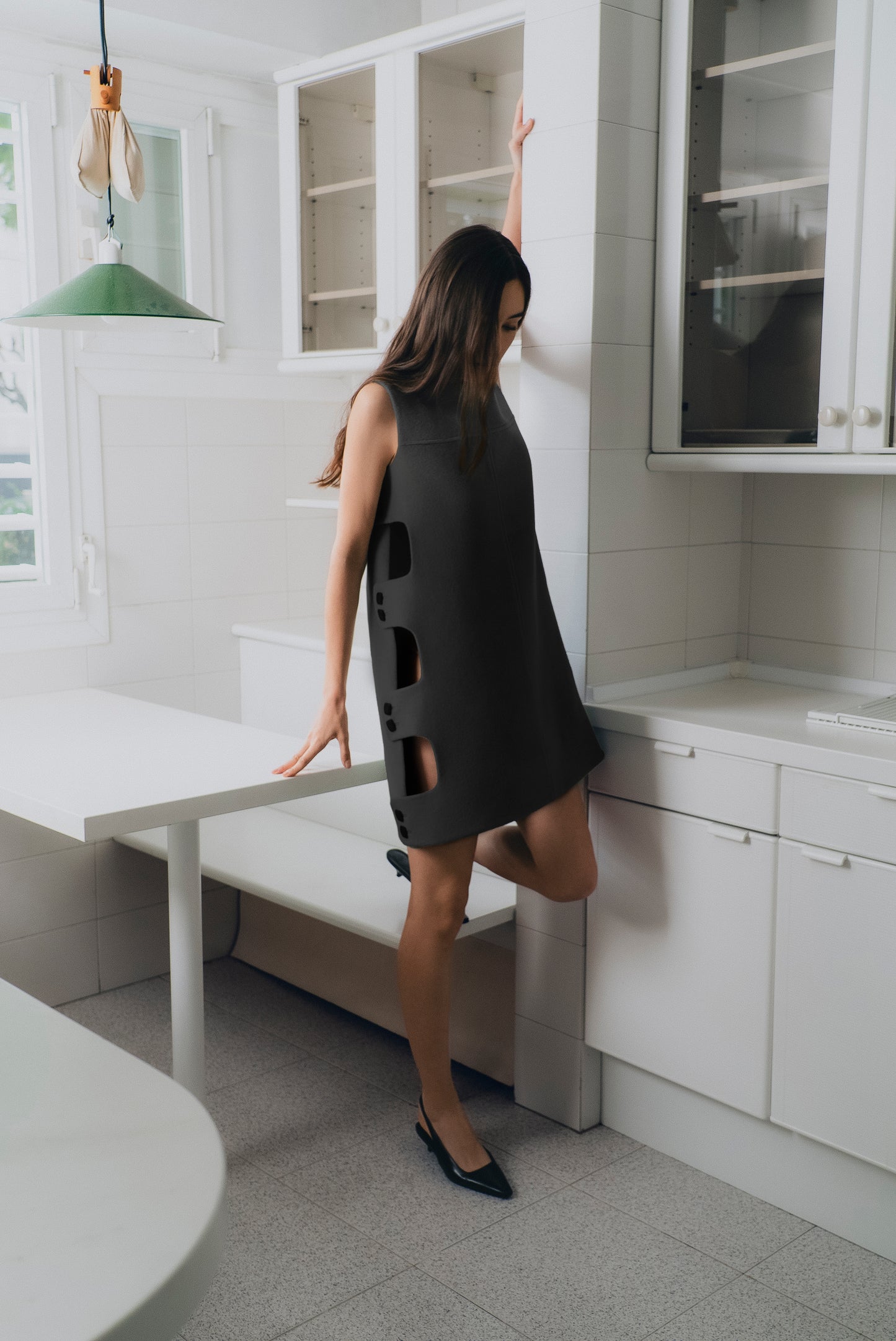 Trapeze Apron Dress