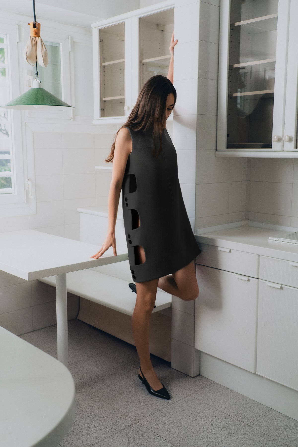Trapeze Apron Dress