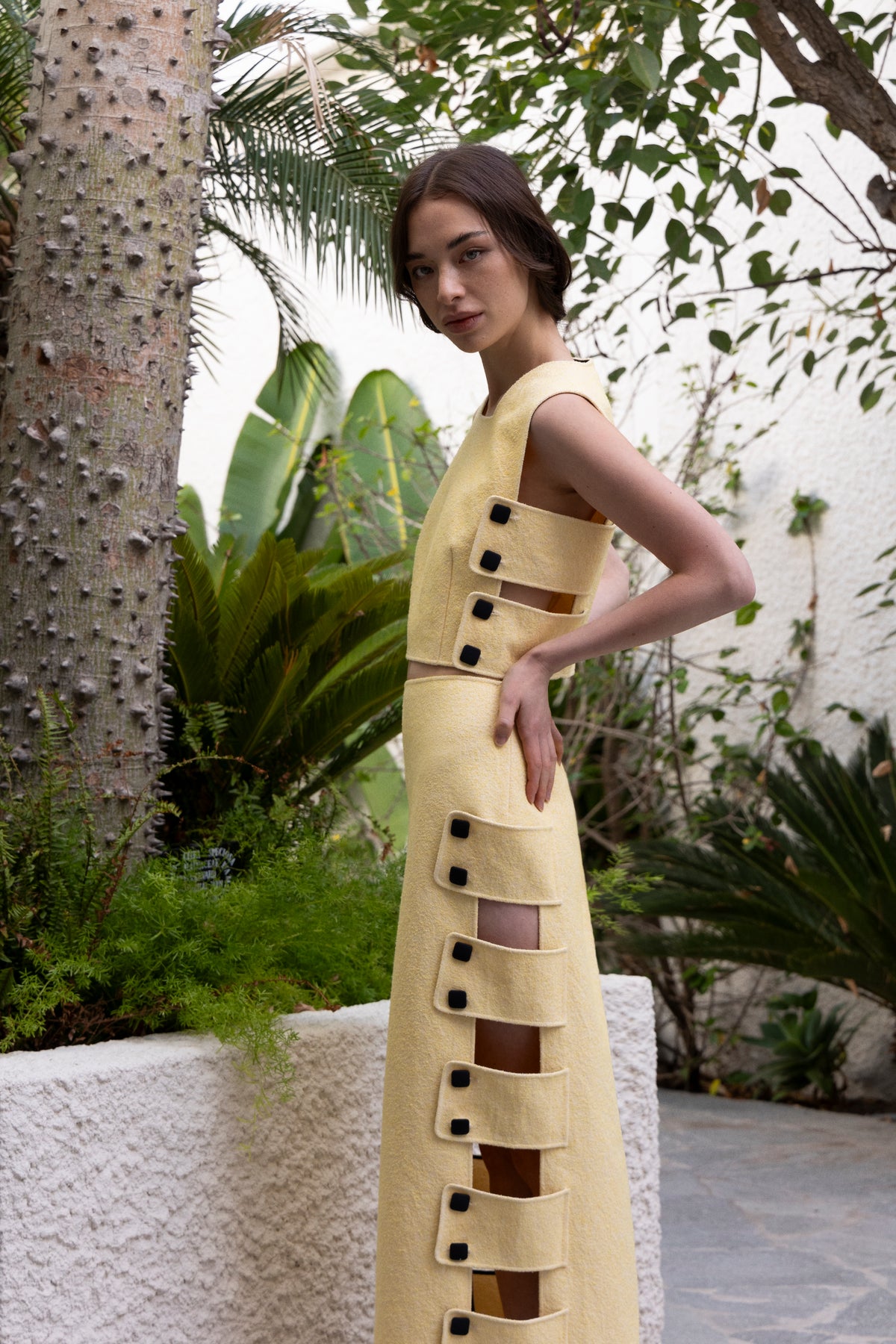Mahjong Midi Skirt