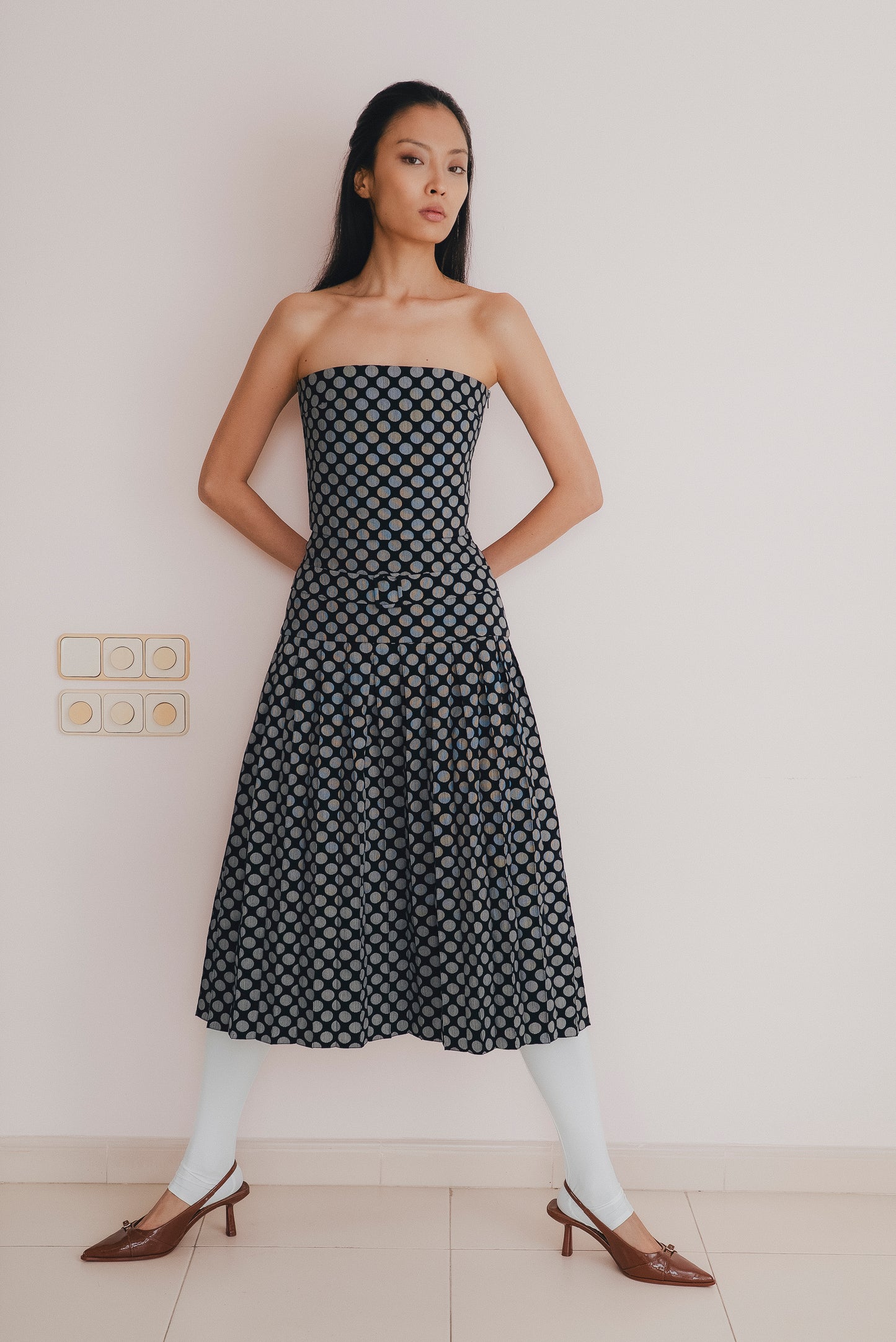 Rotary Pleated Skirt