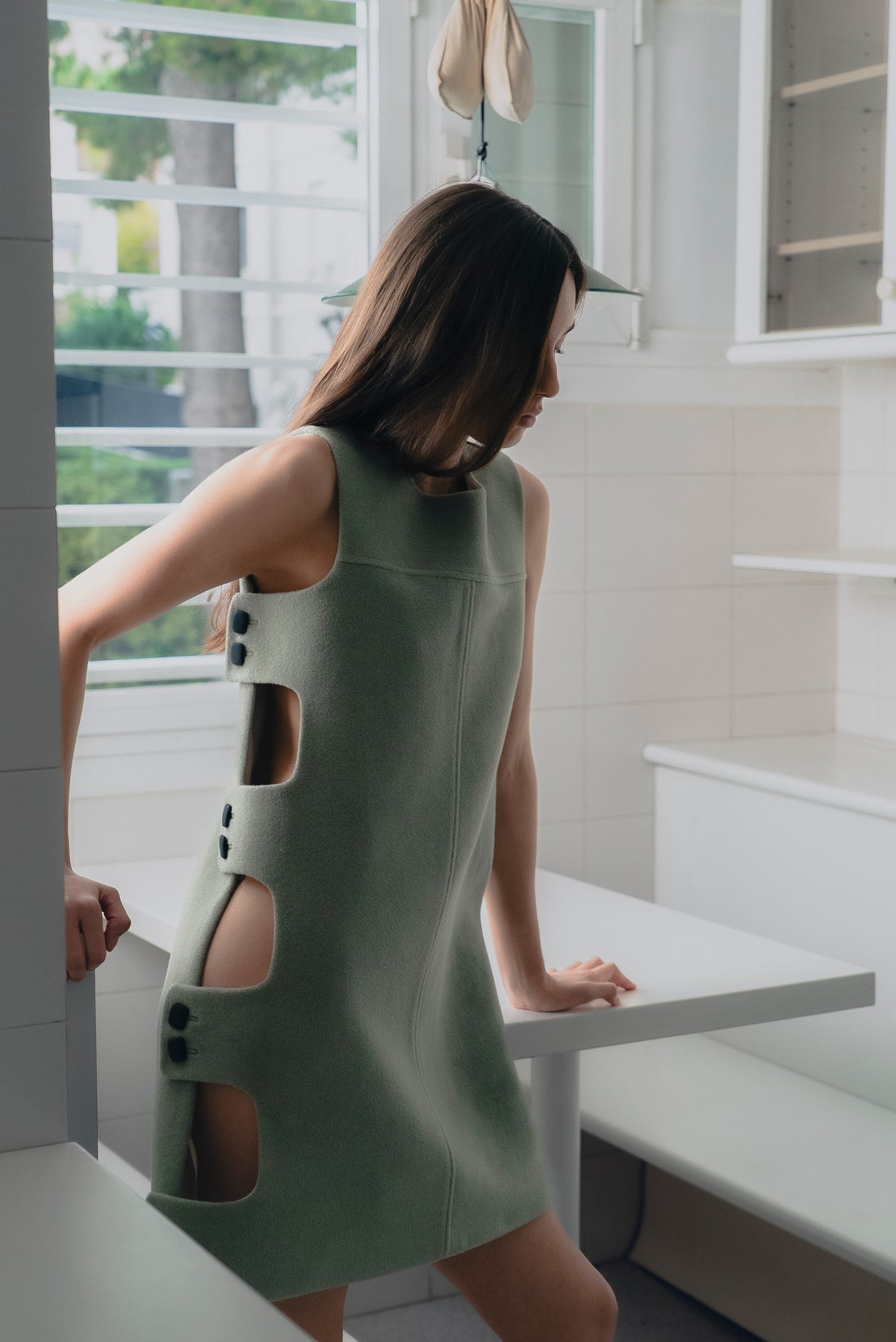 Trapeze Apron Dress