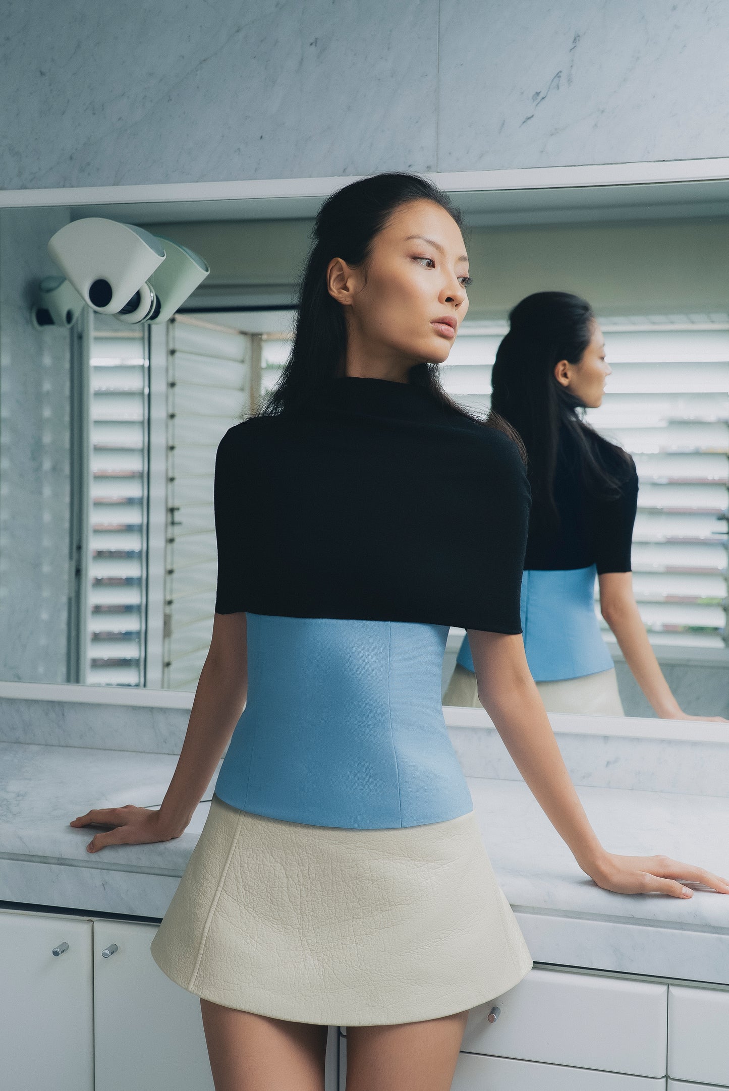 La Scène Skirt (Ivory)