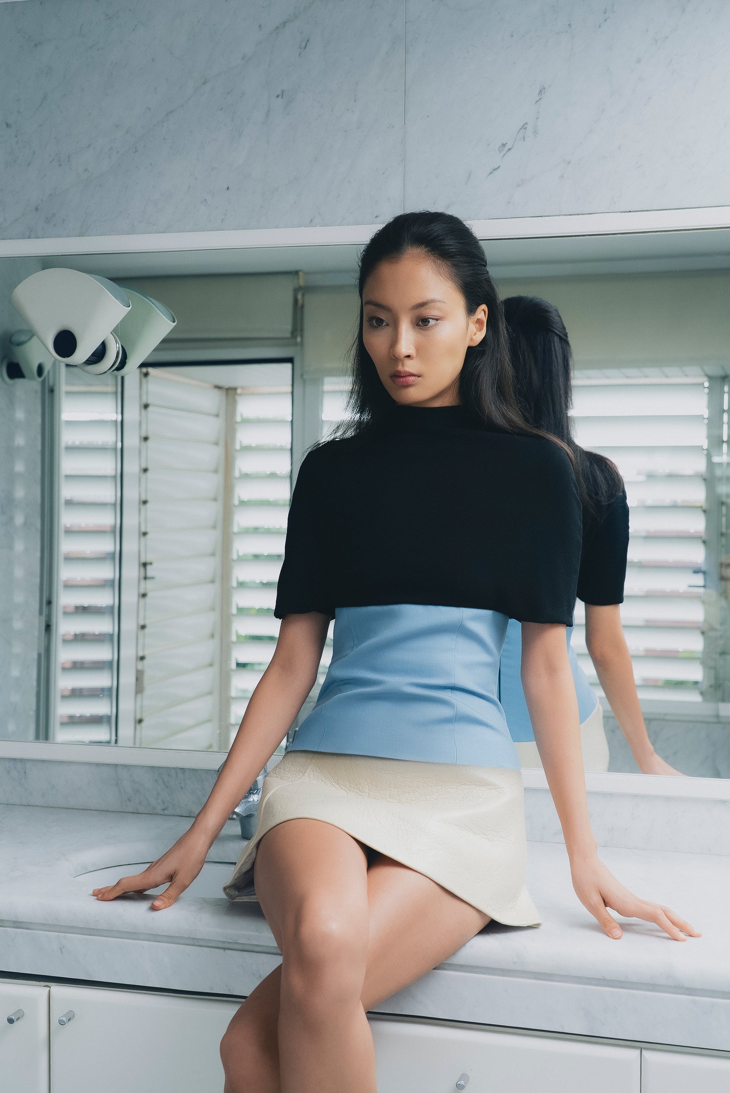 La Scène Skirt (Ivory)