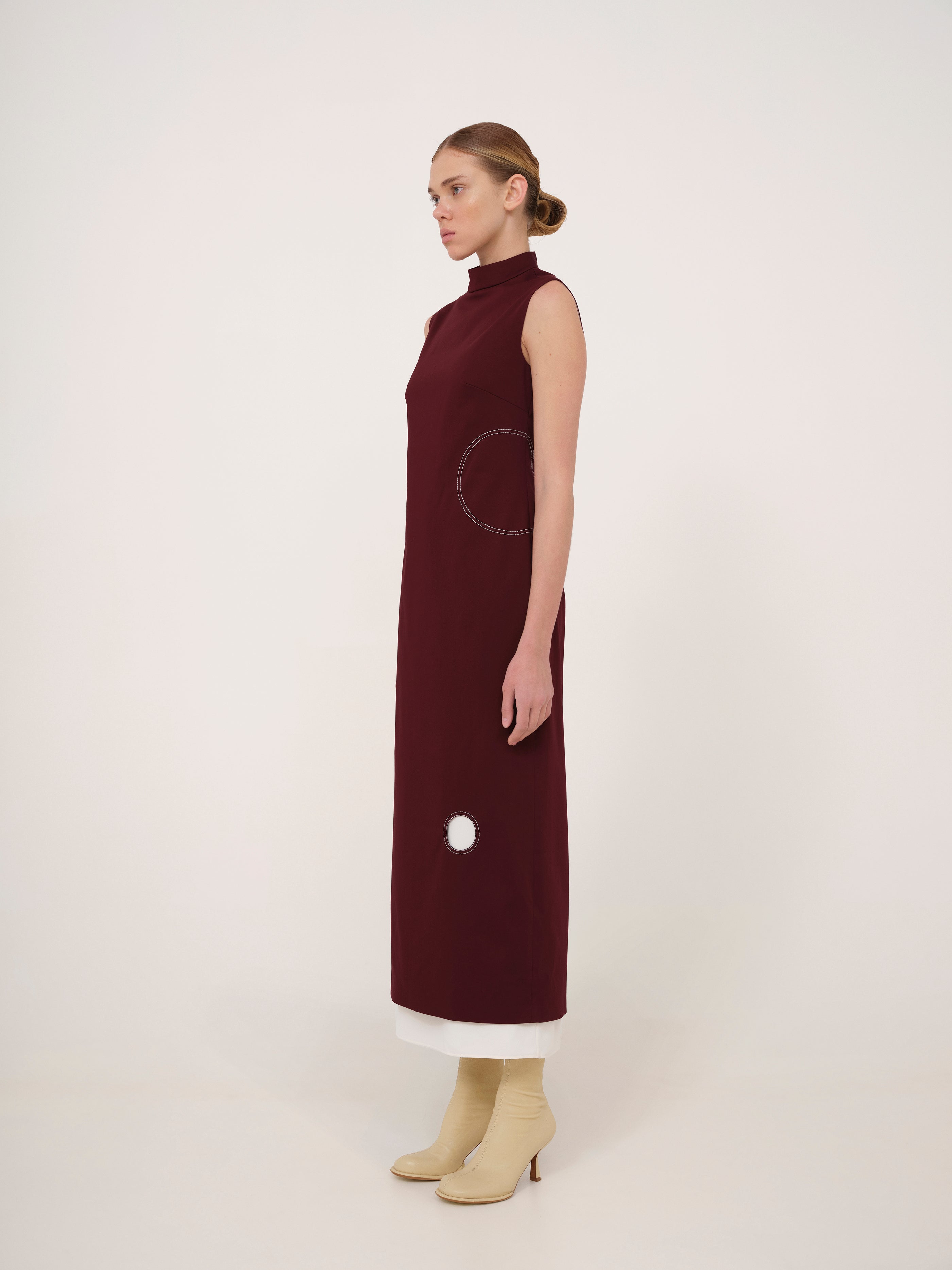 Lunar Stitched Midi Dress