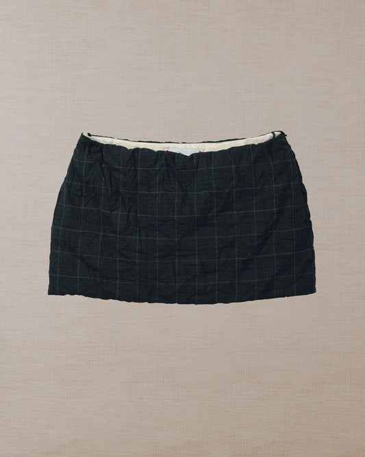 Grid Mini Skirt
